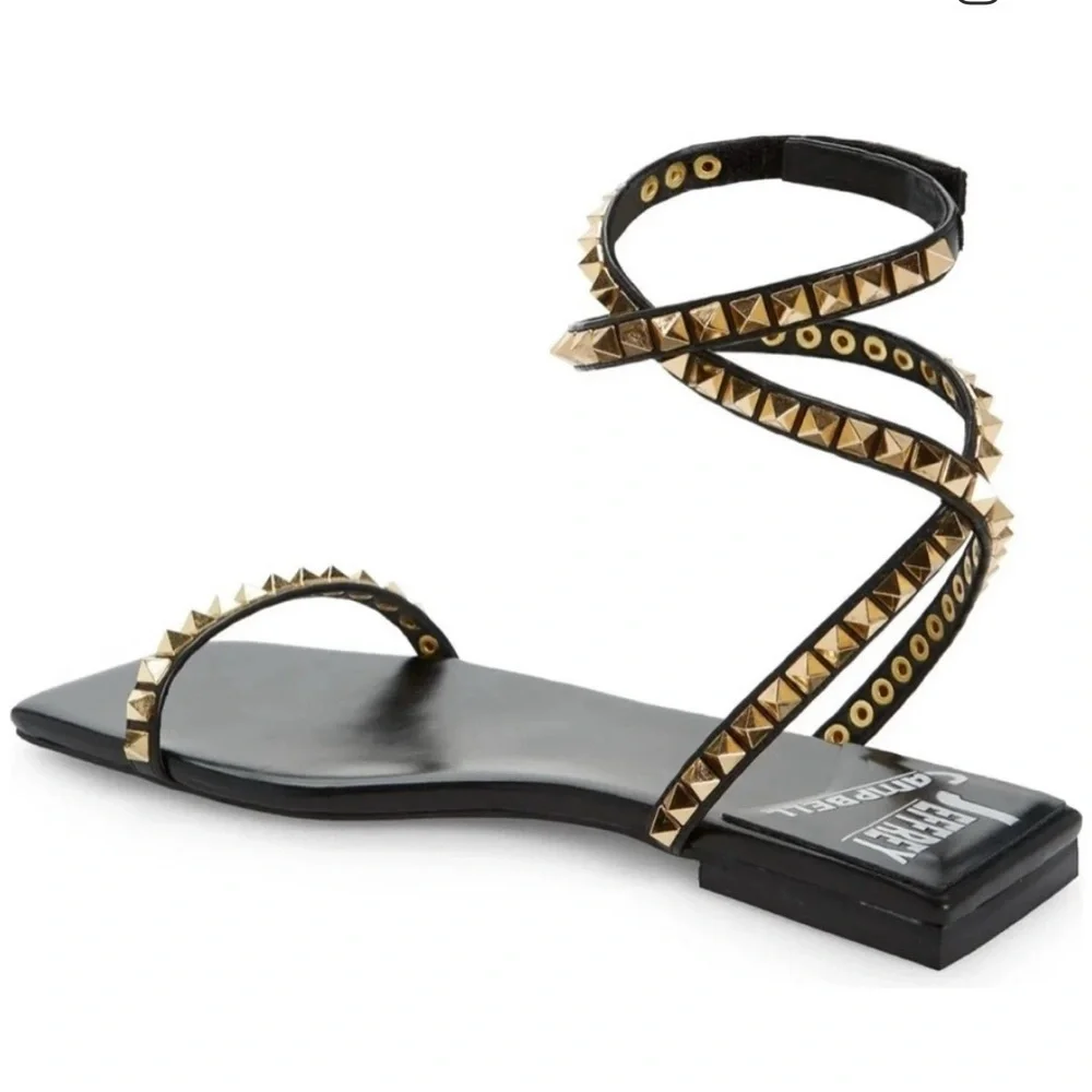 Jeffrey Campbell Luxor Black Sandals